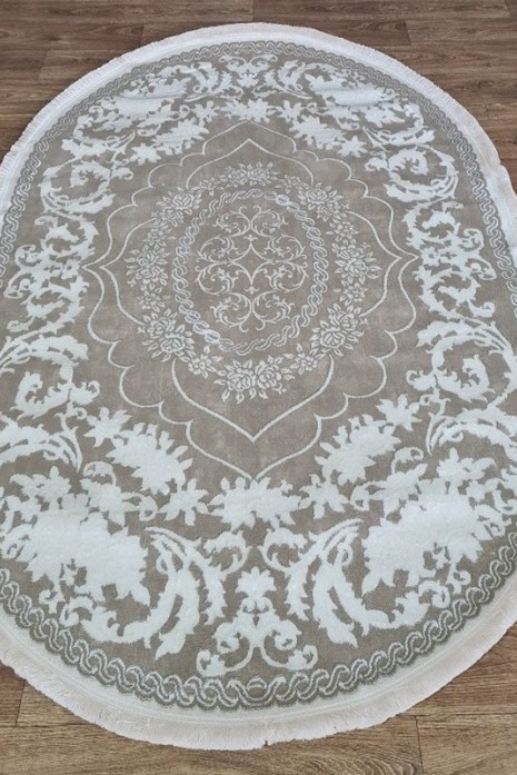 Килим Lumy 0AF96B poly.beige-cream овал